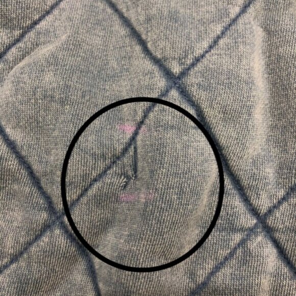 Free People We The Free Mirage Pullover Sweatshirt Top Diamond Quilted XL 284531 - Picture 10 of 10